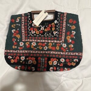 Anthropologie Salma Beaded Clutch